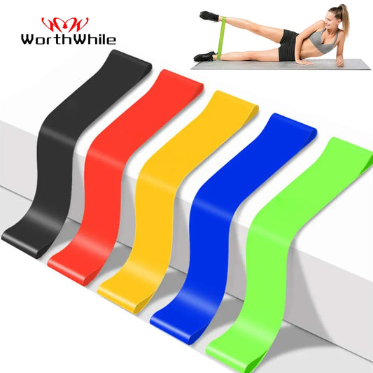 WorthWhile Training Resistance Bands Yoga Gym Fitness Gum Pull Up Assist Rubber Band Crossfit Exercise Home Workout Equipment