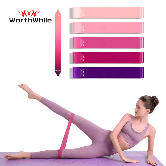 WorthWhile Elastic Resistance Bands Yoga Training Gym Fitness Gum Pull Up Assist Rubber Band Crossfit Exercise Workout Equipment