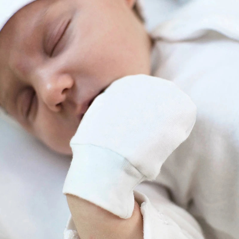 3 Pair/set Simple Cute Baby Knitting Mitten Newborn Anti-eat Hand Anti-Grab Face Protect Glove Baby Mitten