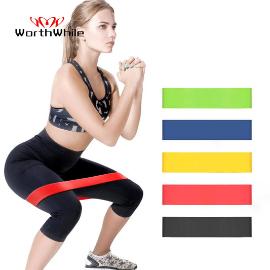 WorthWhile Gym Fitness Resistance Bands for Yoga Stretch Pull Up Assist Rubber Gum Crossfit Exercise Training Workout Equipment