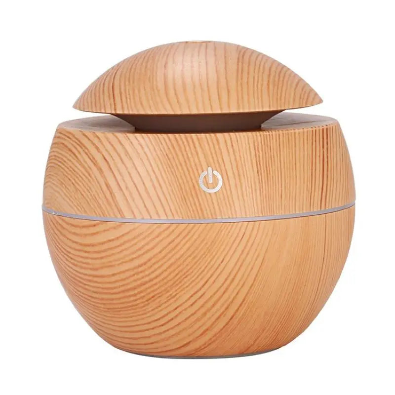 Wood grain vase humidifier Diffuser USB car office home colorful night light silent humidification