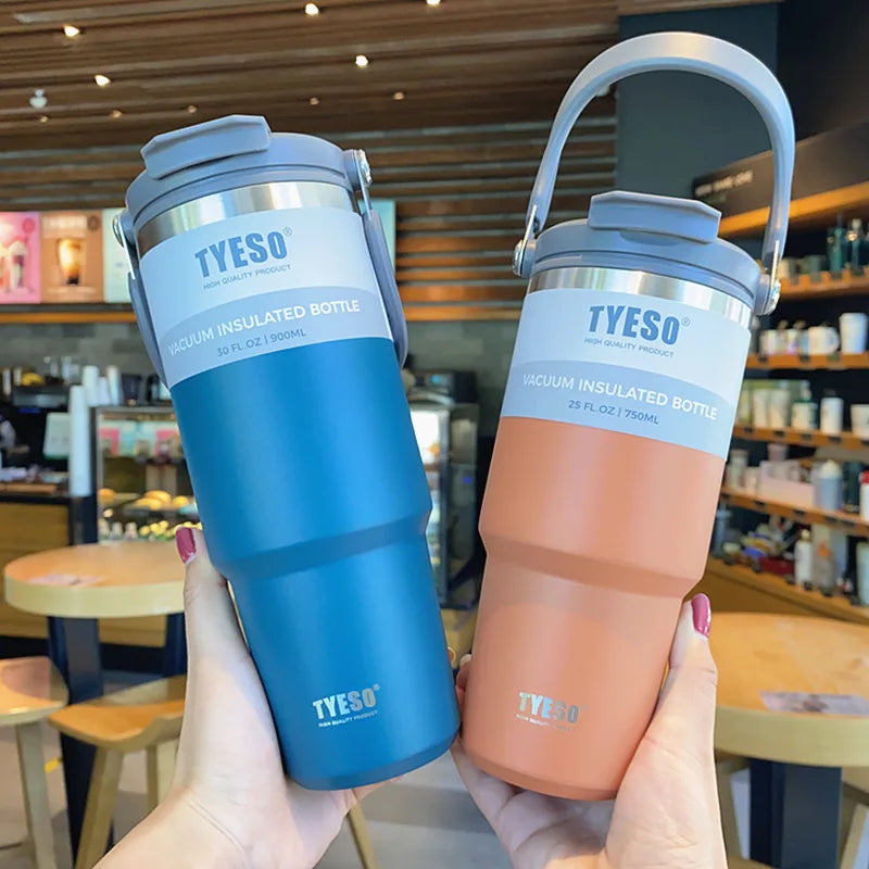 Coffee Cup Stainless Steel Thermos Bottle Double-layer Insulation Cold And Hot Travel Mug Vacuum Flask Car Water Bottle