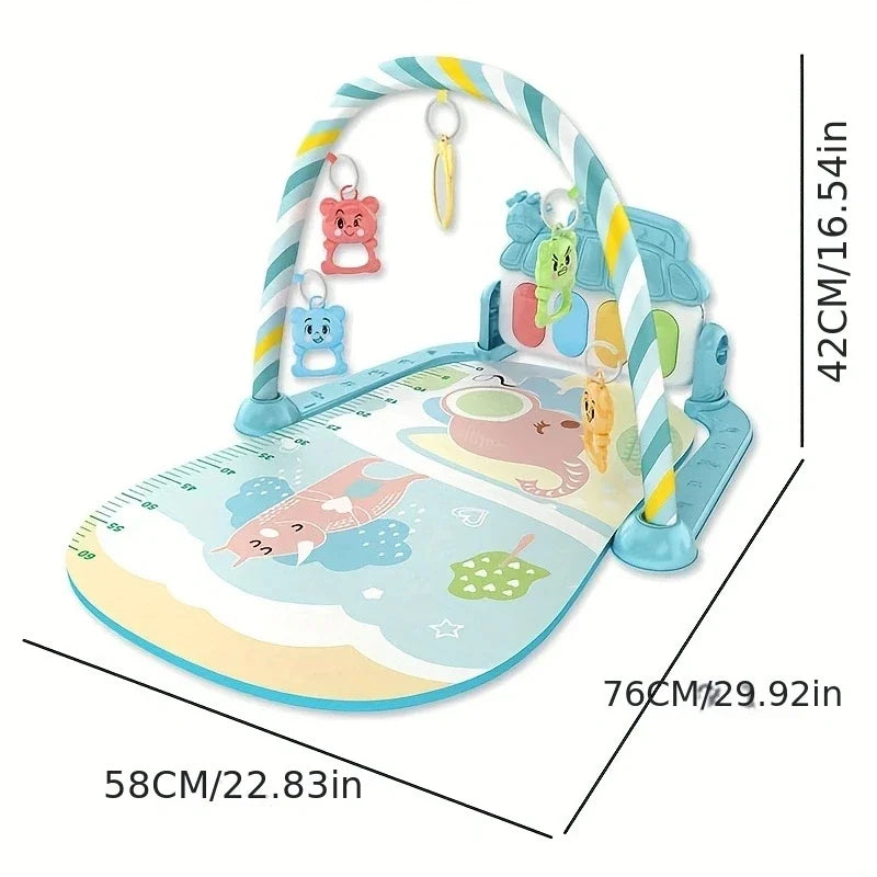 Baby Fitness Stand Toys Newborn Baby Music Pedal Qin Fitness Equipment Climbing Pad Toys Hot Selling