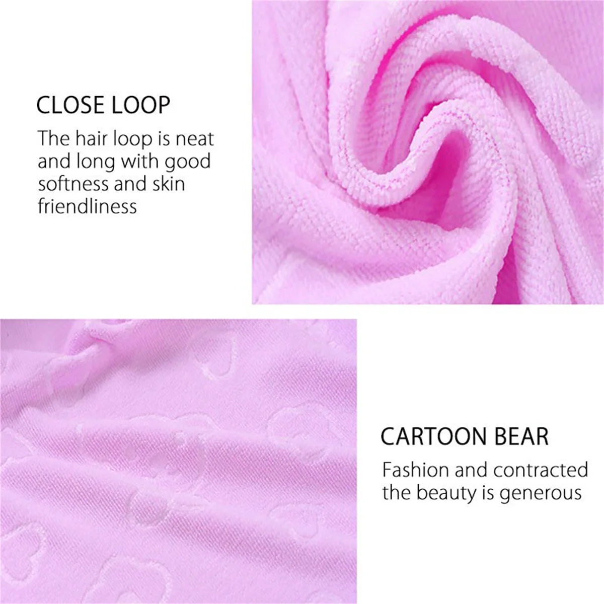 Baby Kids Bath Microfiber High Absorbent Towel Blanket Cute AnimalTuala Mandi (70*140cm)
