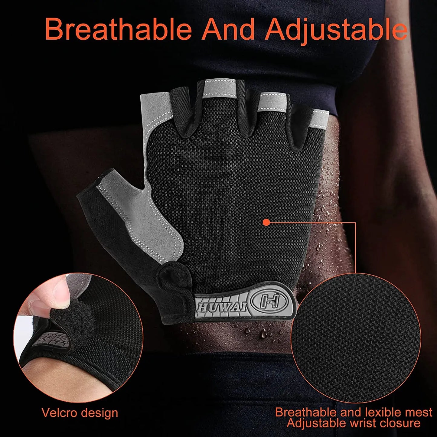 Men Women Gym Gloves