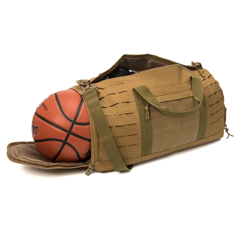 40L Sport Gym Bag Tactical Travel Duffle Bag For Men Military Fitness Training Bag With Shoe Basketball Weekender Bags