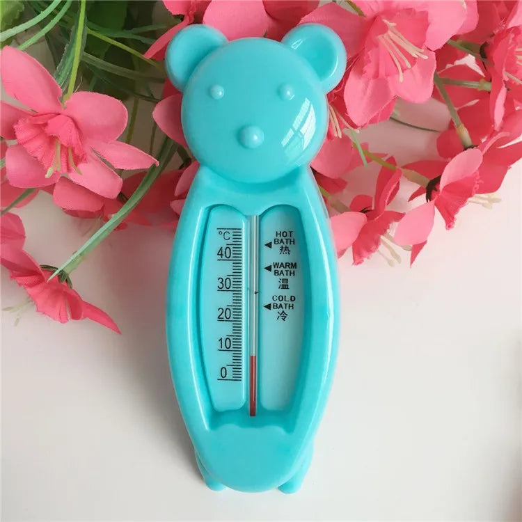 New Cartoon Floating Bear Baby Water Thermometers Lovely Kids Bath Thermometer Toy Plastic Tub Water Sensor Thermometer