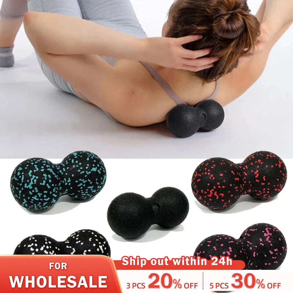 EPP Peanut Balls Body Massage Fascia Ball Yoga Foam Block High Density Muscle Relaxation Lacrosse Exercise Fitness Relieve Pain