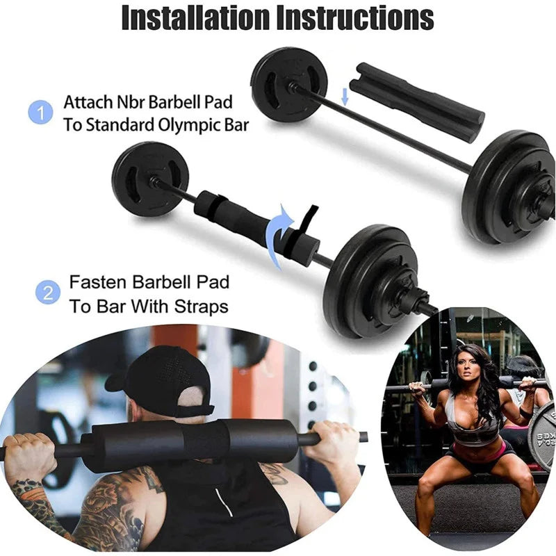 Barbell Squat Shoulder Pad Hip Thrust