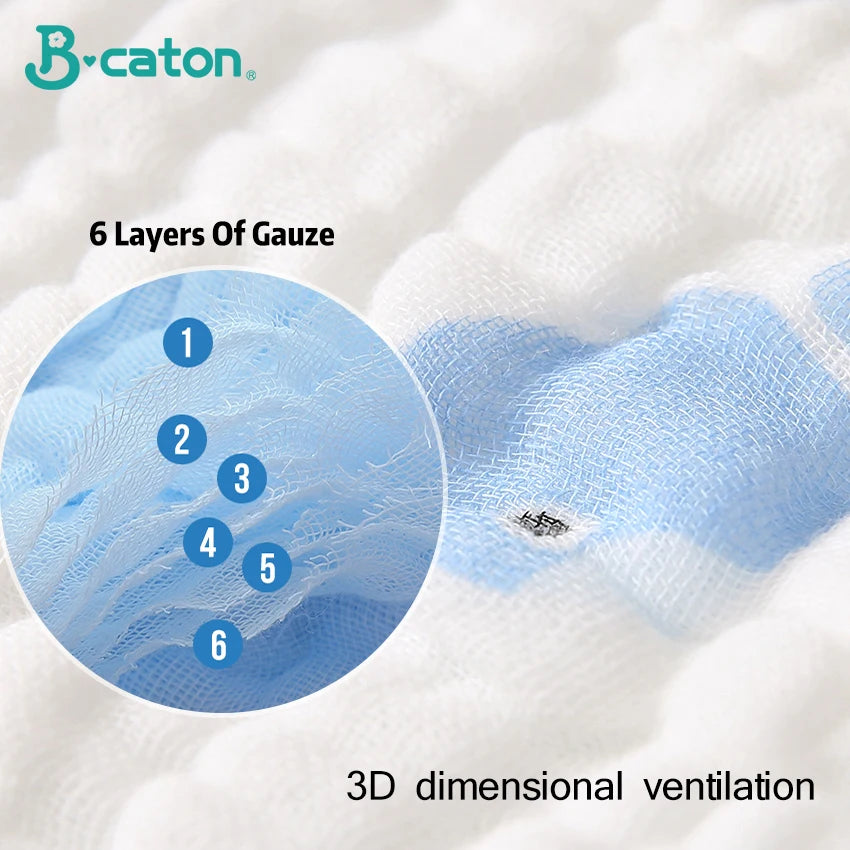 5PCS Baby Cotton Bath Towel 6-Layer Gauze Face Washcloth Squares Hand Wipe Newborn Bathing Feeding Kids Handkerchief