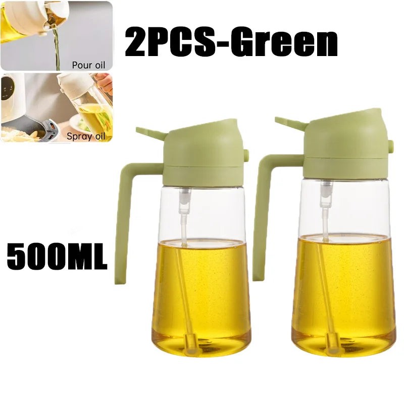 200/300/500ml Oil Spray Bottle BBQ Cooking Olive Oil Sprayer Kitchen Baking Oil Spray Empty Bottle Vinegar Bottle Dispenser