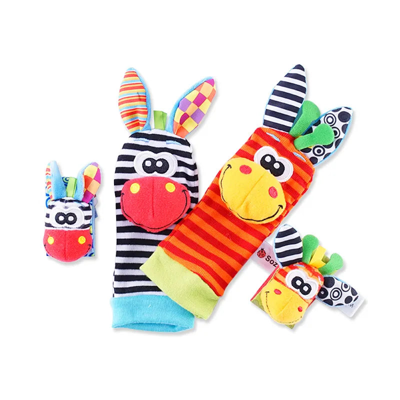 4PCS/SET Baby Rattle Toys