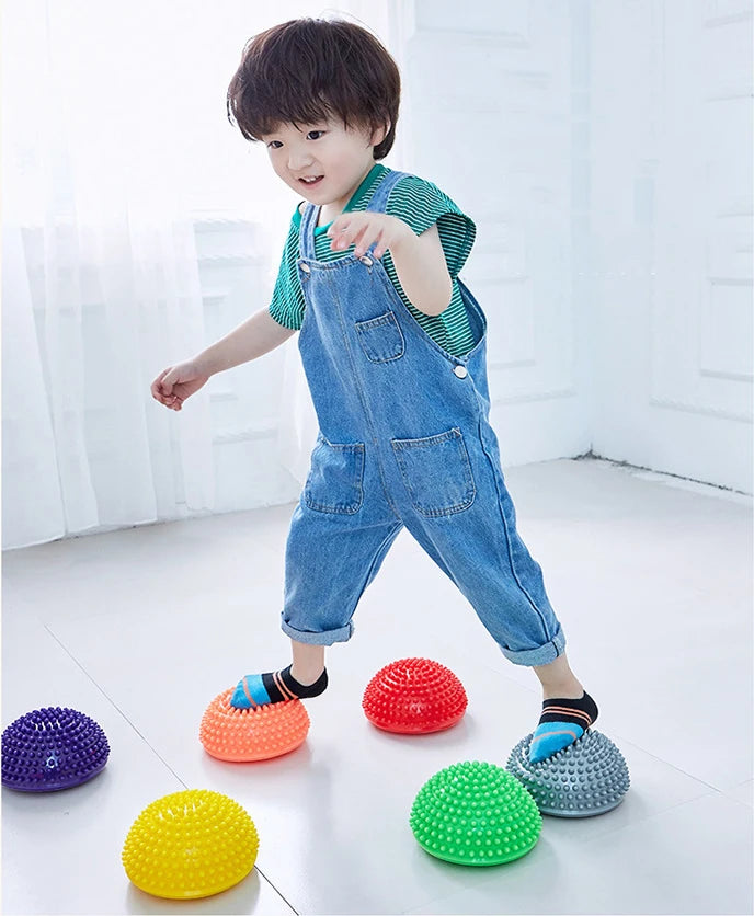 Toys for Children Kids Sensory Training Equipment Yoga Balls PVC Massage Fitball Exercises Balancing Ball for Gym Sport Fitness