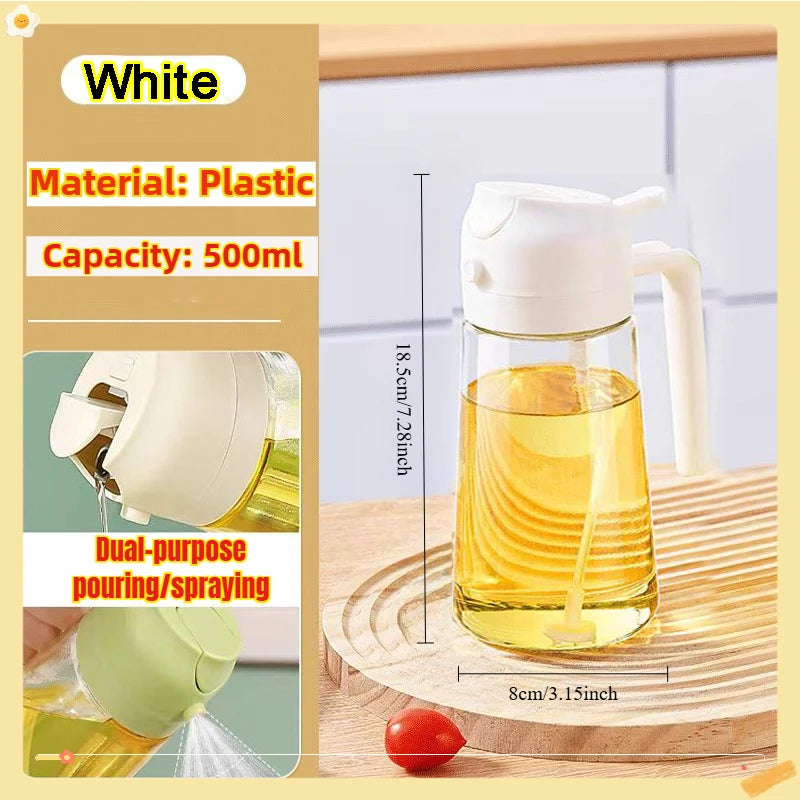 200/300/500ml Oil Spray Bottle BBQ Cooking Olive Oil Sprayer Kitchen Baking Oil Spray Empty Bottle Vinegar Bottle Dispenser