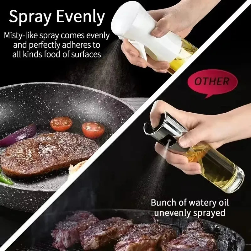 Oil spray sprayer Bottle for Cooking Kitchen Olive Oil Sprayer for Camping BBQ Baking Vinegar Soy Sauce 200ml 300ml 500ml