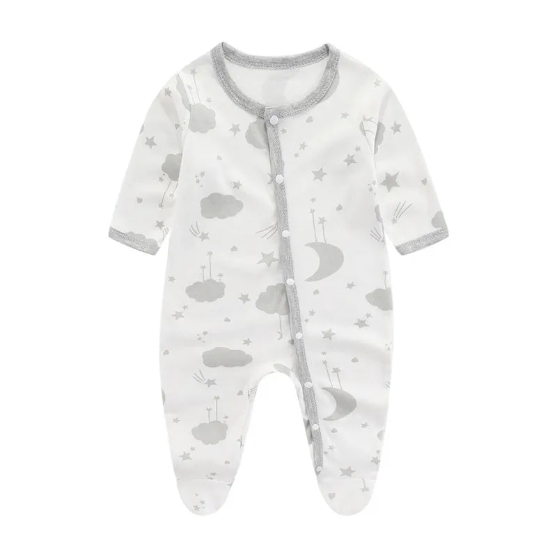 Newborn Girl Romper  New Autumn and Winter CottonInfant Clothes Soft Baby Onepiece Cartoon  Baby Boy Clothes 0 to 9 Months