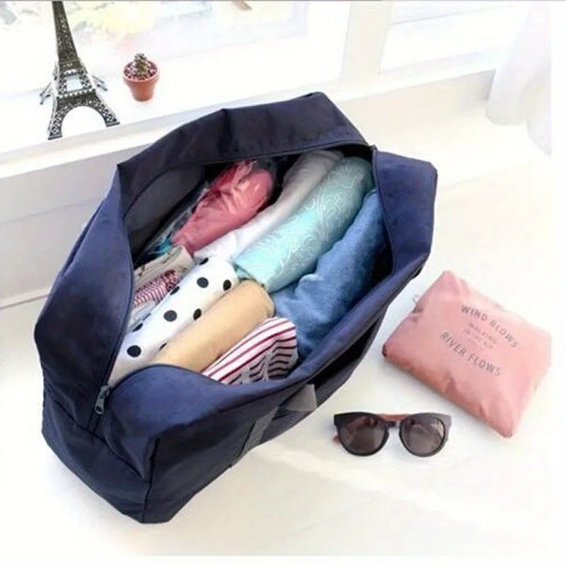 Portable Foldable Travel Duffle Bag Large Capacity Sports Gym Bag, Lightweight Carry On Luggage duffle bag Coach bag Travel bag