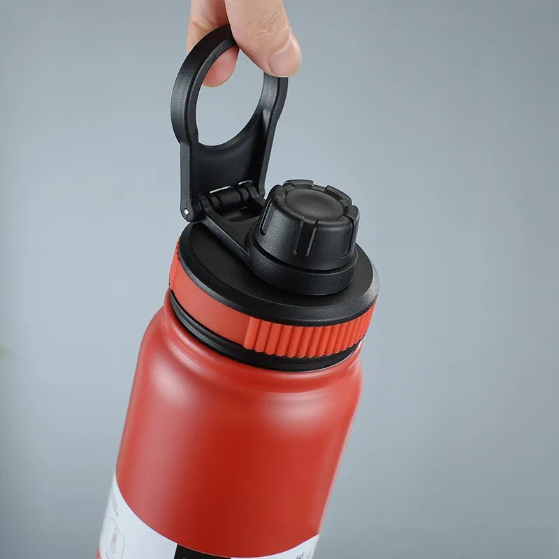 600ML/800ML Outdoor Thermos Portable Kettle Water Bottle with Tea Filter 304 Stainless Steel Thermal Cup Leak-proof Flask Sports