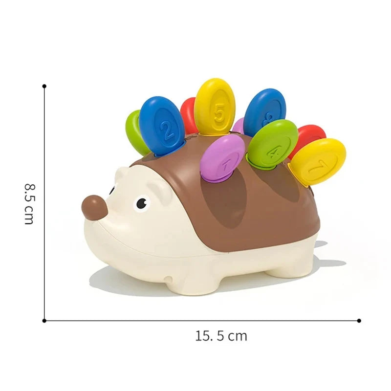 Montessori Baby Hedgehog Toys Concentration Training Education Toys Fine Motor Sensory Educational Toy for Kids Birthday Gifts