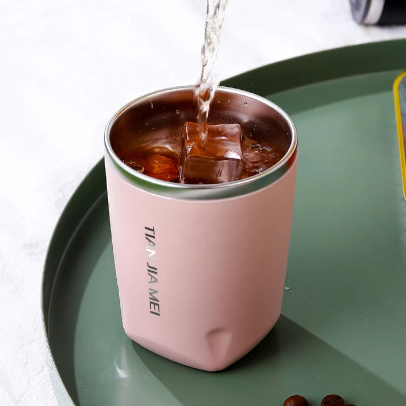 300ML Thermal Mug Cups Stainless Steel Vacuum Flask Insulated Tumbler Cup with Lid Travel Water Bottle 20oz Tea Coffee Cup