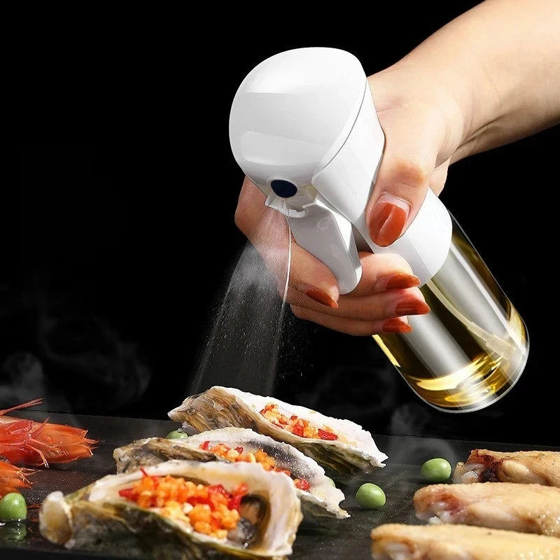 200ml Oil Spray Bottle Kitchen BBQ Cooking Dispenser Camping Baking Empty Vinegar Soy Sauce Sprayer Seasoning Containers