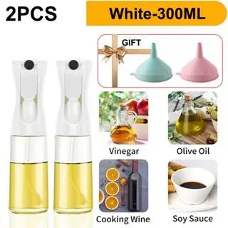 200/300/500 ML Oil Spray Pot Kitchen Household Edible Olive Oil Spray Bottle Atomized Misty Oil Tank Air Fryer Spray Bottle