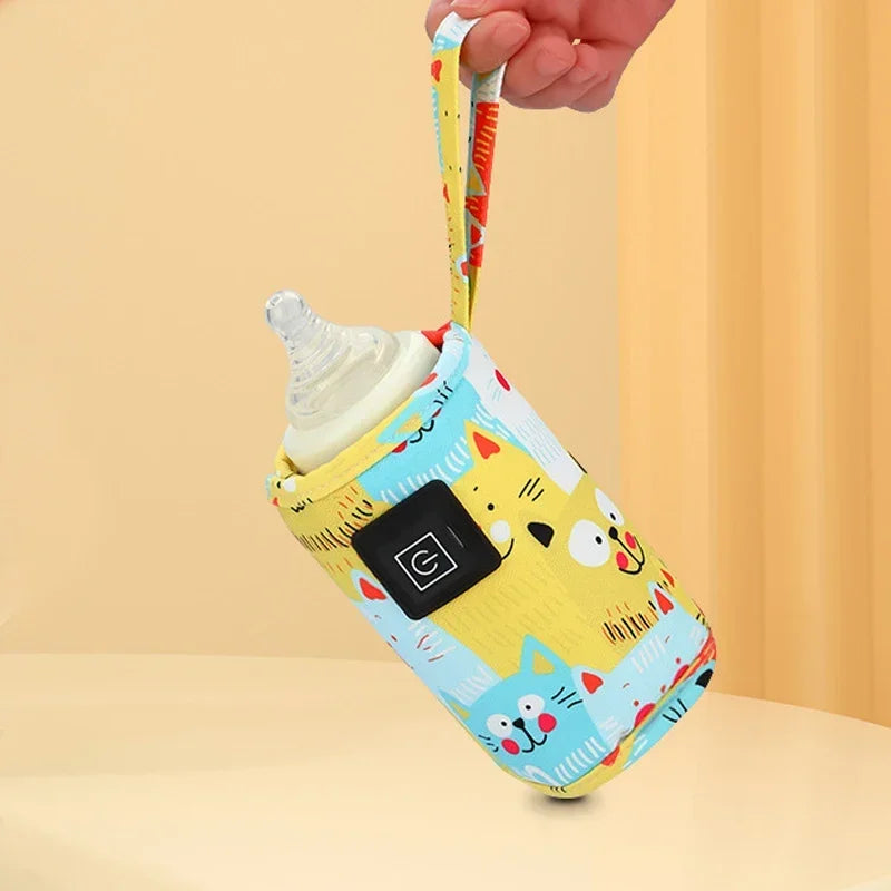 USB Milk Water Warmer Travel Stroller Insulated Bag