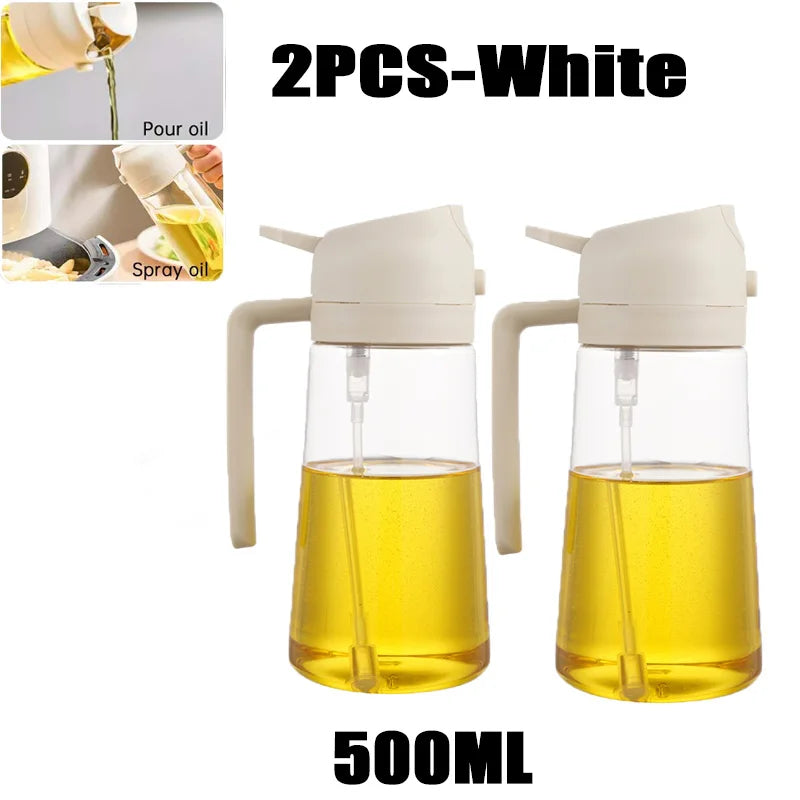 200/300/500ml Oil Spray Bottle BBQ Cooking Olive Oil Sprayer Kitchen Baking Oil Spray Empty Bottle Vinegar Bottle Dispenser