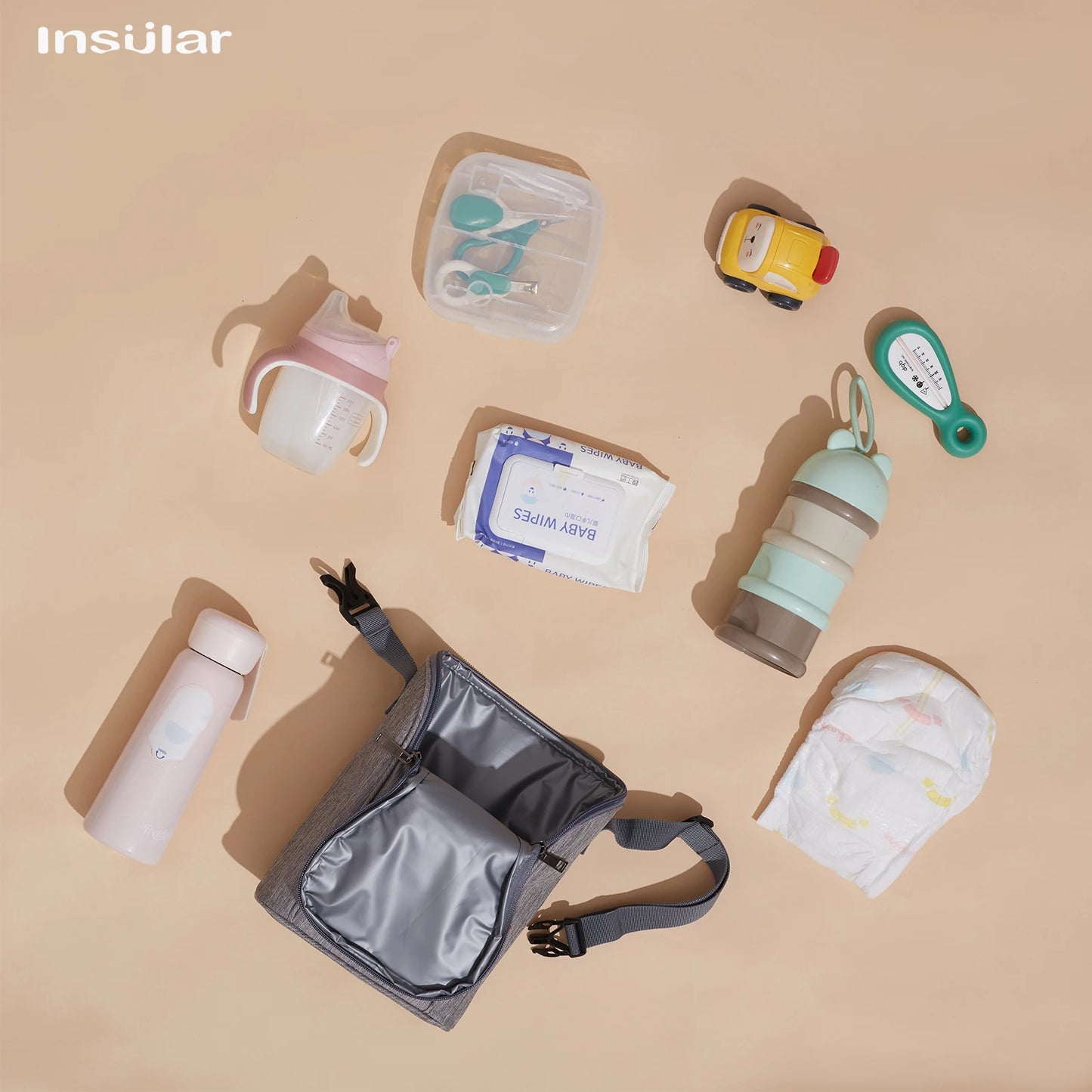 Portable Mother Feeding Bottle Bag Heat Insulation lunch box