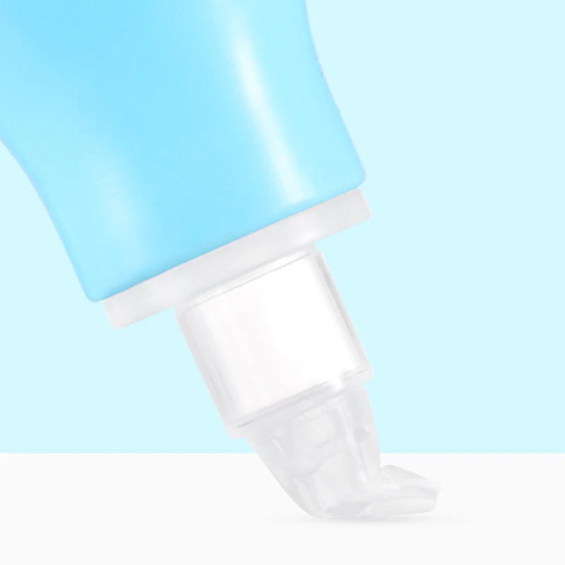 New Born Silicone Kids Safety Nose Cleaner Manual Snot Vacuum Suction Soft Children Nasal Aspirator Baby Care Accessory