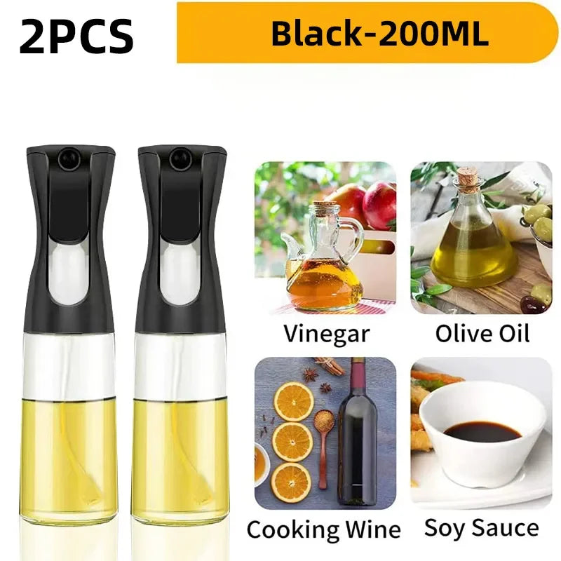 200/300/500 ML Oil Spray Pot Kitchen Household Edible Olive Oil Spray Bottle Atomized Misty Oil Tank Air Fryer Spray Bottle