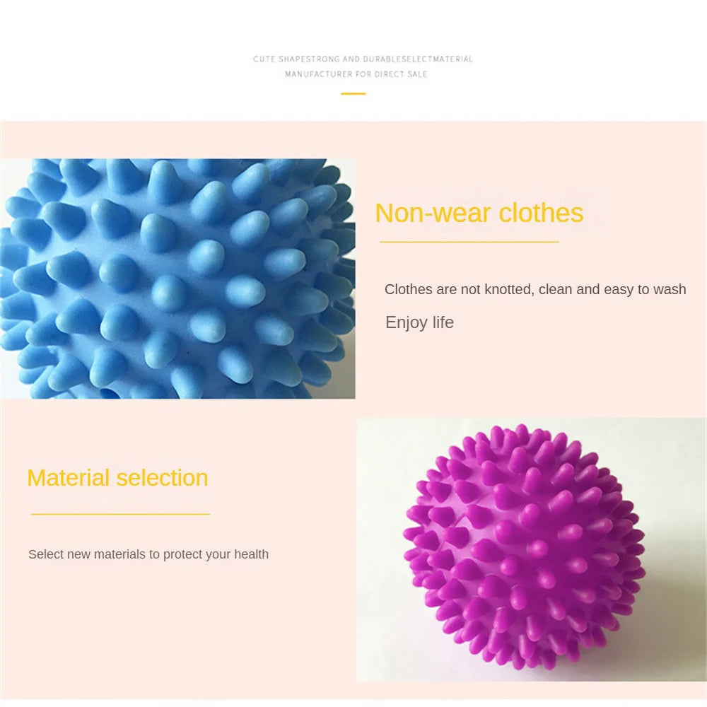 1~10PCS Durable PVC Spiky Massage Ball Trigger Point Sport Fitness Hand Foot Pain Relief Plantar Fasciitis Reliever Hedgehog 7cm