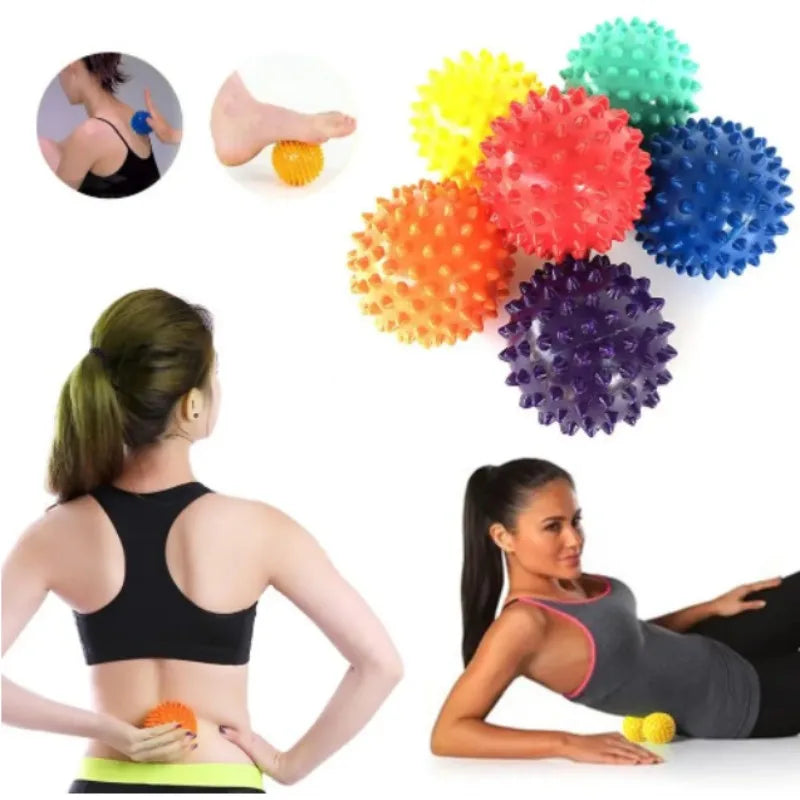 6cm Balls Massage Ball Trigger Point Sport Fitness Hand Foot Pain Relief Plantar Hedgehog Fasciitis Reliever Foot Massager