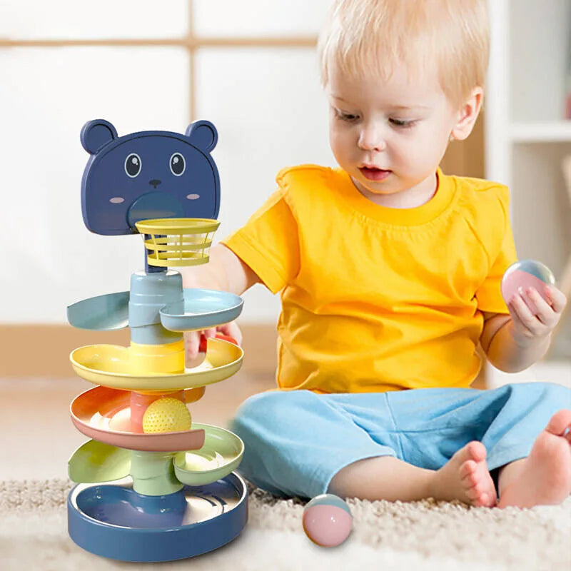 Development Games Montessori Rolling Ball  Baby Toys Educational Toys Montessori Activity Stacking Toys For Babies 1 2 3 Years