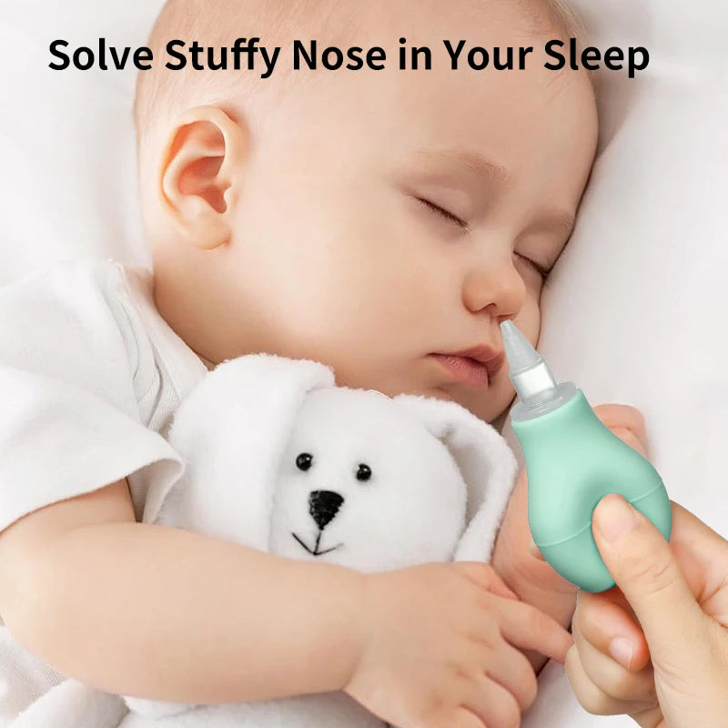 Simple Silicone Baby Nasal Aspirator Sucker Cleaner Nose Wash Anit Backflow Snot Cleaner