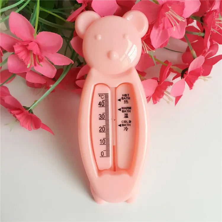 New Cartoon Floating Bear Baby Water Thermometers Lovely Kids Bath Thermometer Toy Plastic Tub Water Sensor Thermometer