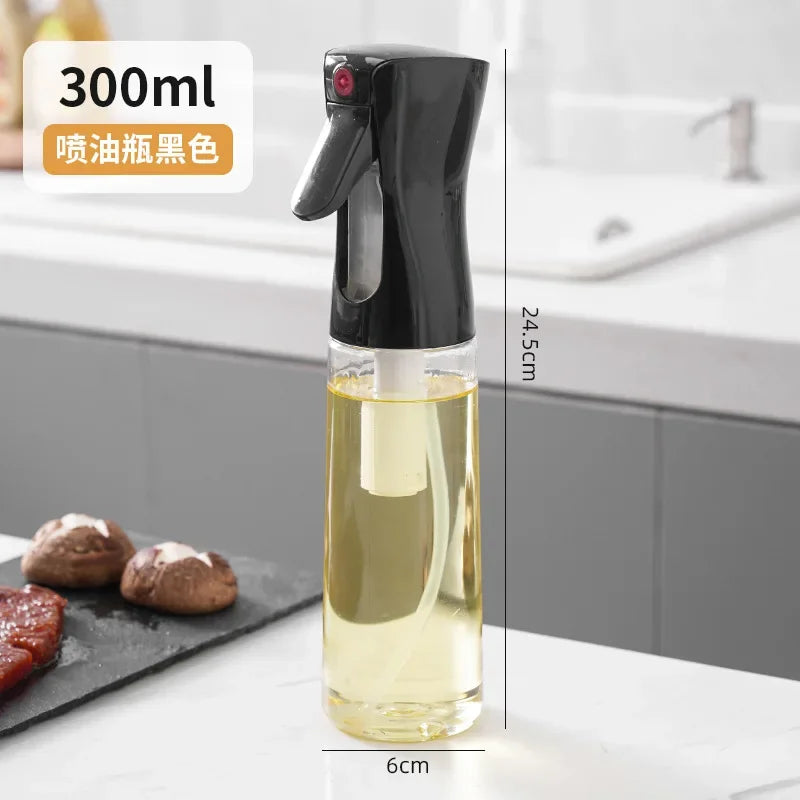 200/300/500 ML Oil Spray Pot Kitchen Household Edible Olive Oil Spray Bottle Atomized Misty Oil Tank Air Fryer Spray Bottle