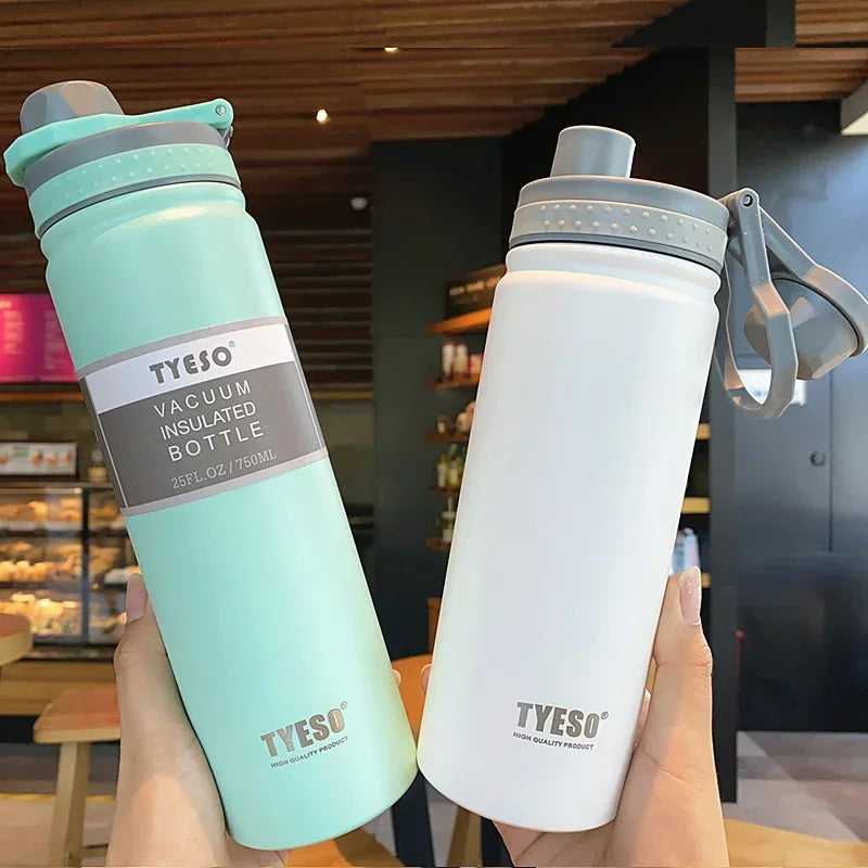 Portable Insulation Thermos Bottle Double Walled Vacuum Flasks Keeps Hot & Cold Stainless Steel Water Bottle Sport Thermal Mug