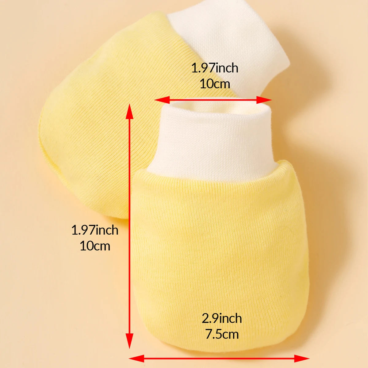 Randomly pack 6 pairs of gloves for babies to prevent face scratching. Baby's face scratching magic tool, spring and autumn thin