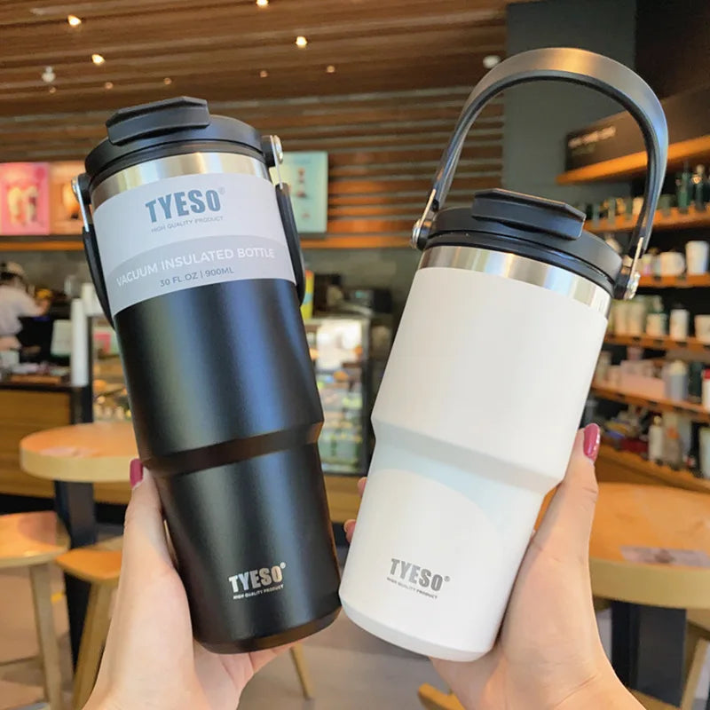 Coffee Cup Stainless Steel Thermos Bottle Double-layer Insulation Cold And Hot Travel Mug Vacuum Flask Car Water Bottle