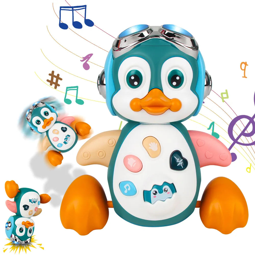 Baby Crawling Toys Musical Penguin