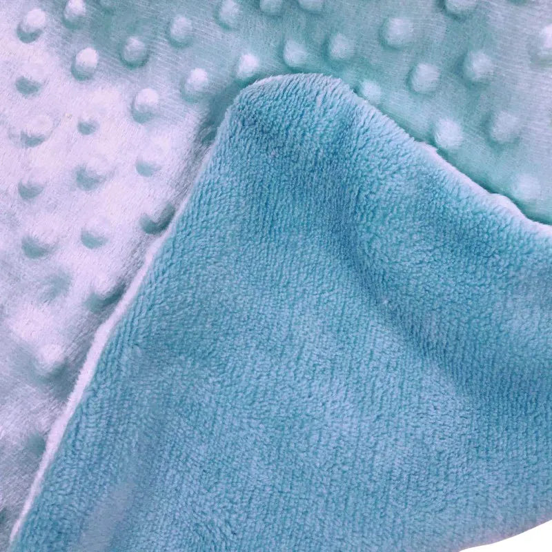 76*102CM Baby Blanket Warm Double Layer Swaddle Wrap Newborn Thermal Soft Bath Towel Baby Stroller Blanket Cover Sleepsack