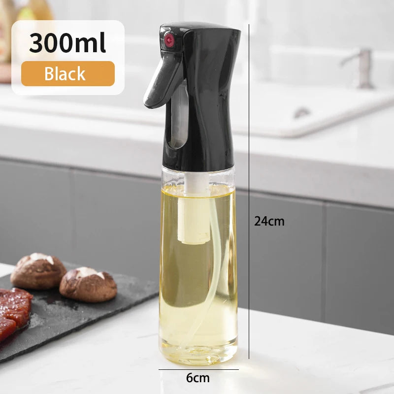 200/300/500ml Oil Spray Bottle Kitchen Baking Olive Oil Dispenser Camping BBQ Baking Salad Vinegar Soy Sauce Sprayer Containers