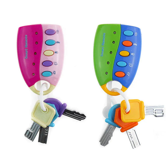 Anti Theft Lock Car Remote Control Key Model Infant and Early Childhood Education Children's Music Keys Cross-border Toys