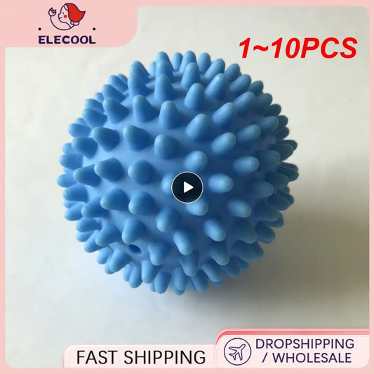 1~10PCS Durable PVC Spiky Massage Ball Trigger Point Sport Fitness Hand Foot Pain Relief Plantar Fasciitis Reliever Hedgehog 7cm