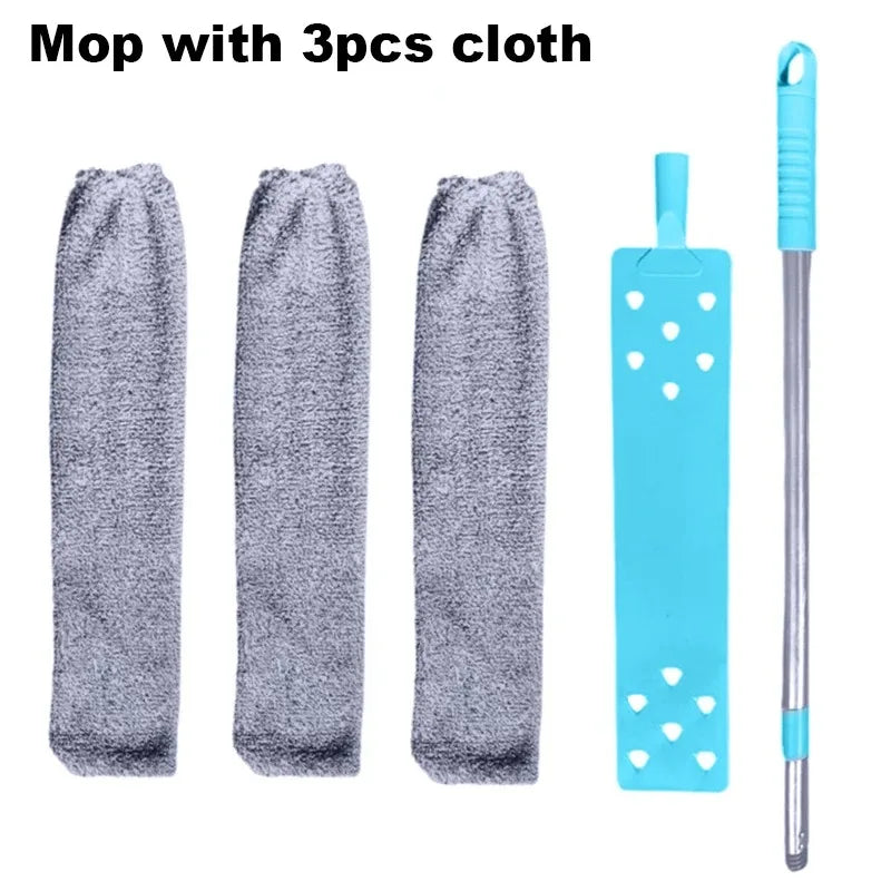 UNTIOR Long Handle Dust Mops Floor Ceiling Cleaning Mops Bed Bottom Dust Cleaner Sofa Dust Removal Brush Household Cleaning Tool