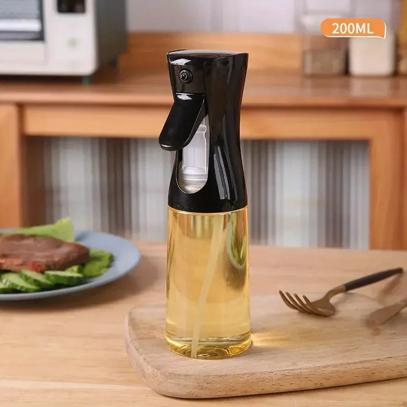 1PC Kitchen Household Oil Spray Bottle Press-type Oil Kettle Oil Control Atomization Bottles Oil Pot DIY Seasoning Tools