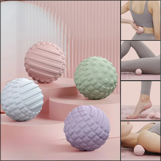 TPR Floating Point Muscle Relaxation Massager Light Massage Adsorption Ball Relieves Pain Reusable and Washable