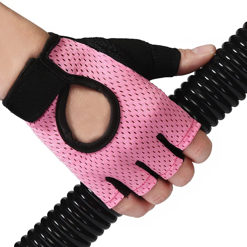 Weightlifting Gloves Women Men Fitness Gym Gloves Half Finger