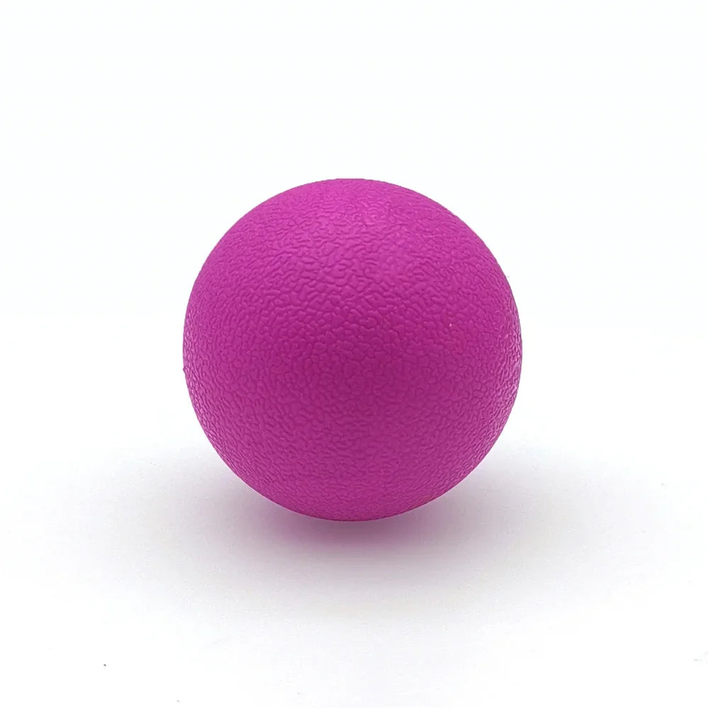 TPE Fascia Ball Lacrosse Muscle Relaxation Exercise Sports Fitness  Yoga Peanut Massage Ball Trigger Point Stress Pain Relief